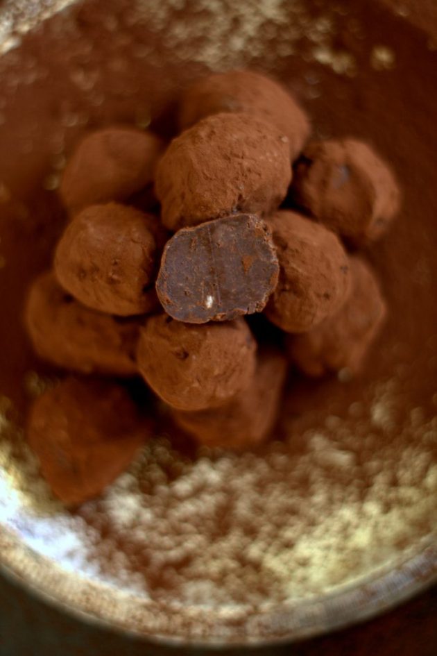 Truffes tout Chocolat pour Noel