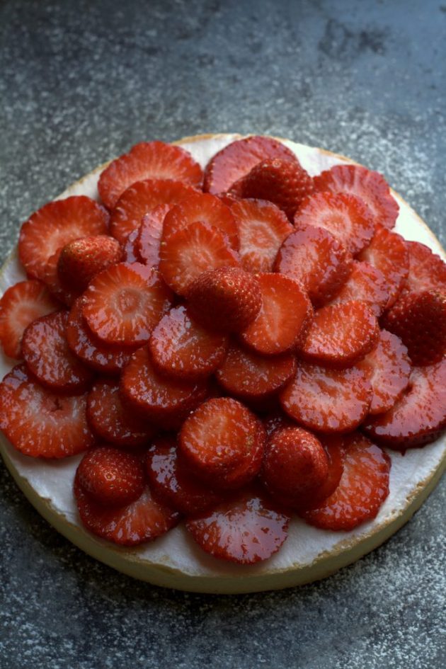 Tarte Fraises ( revisite )
