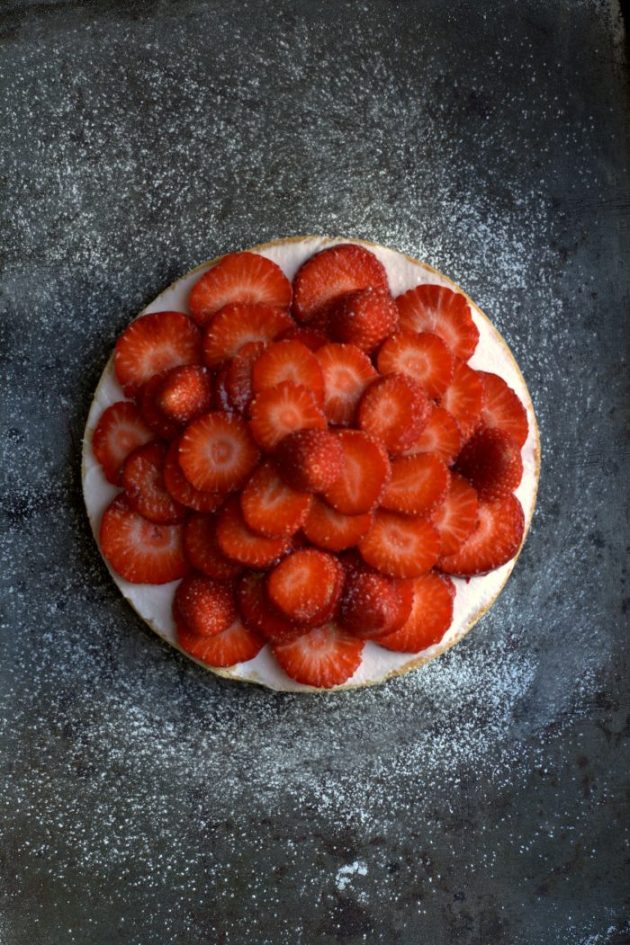 Tarte Fraises ( revisite )